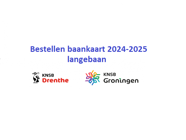 Bestellen baankaart langebaan 2024-2025