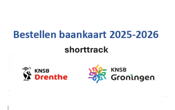 Bestellen baankaart shorttrack 2025–2026
